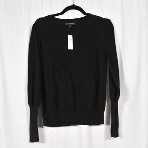 Banana Republic Women’s Black Balloon Sleeve Sweater Size M new with tags